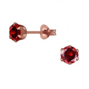 5mm Round Cubic Zirconia Silver Stud Earrings - Wholesale - 2862 5mm Round Cubic Zirconia Silver Stud Earrings - Wholesale - 2862