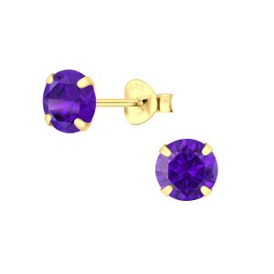 6mm Round Cubic Zirconia Silver Stud Earrings - Wholesale - 3168 6mm Round Cubic Zirconia Silver Stud Earrings - Wholesale - 3168