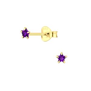 3mm Star Cubic Zirconia Silver Stud Earrings - Wholesale - 3194 3mm Star Cubic Zirconia Silver Stud Earrings - Wholesale - 3194