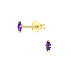 2x4mm Marquise Cubic Zirconia Stud Earrings - Wholesale - 3185 2x4mm Marquise Cubic Zirconia Stud Earrings - Wholesale - 3185
