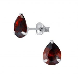 6x8mm Pear Cubic Zirconia Stud Earrings - Wholesale - 3191 6x8mm Pear Cubic Zirconia Stud Earrings - Wholesale - 3191