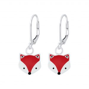 Silver Fox Lever Back Earrings - 6946