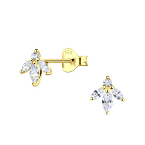 Silver Flower Stud Earrings - 21097 Silver Flower Stud Earrings - 21097