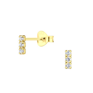 Silver Bar Stud Earrings - 21560 Silver Bar Stud Earrings - 21560