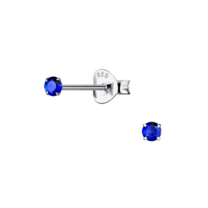 2.5mm Round Cubic Zirconia Silver Stud Earrings - Wholesale - 21638 2.5mm Round Cubic Zirconia Silver Stud Earrings - Wholesale - 21638