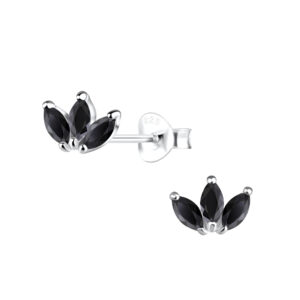 Silver Flower Stud Earrings - 18524 Silver Flower Stud Earrings - 18524