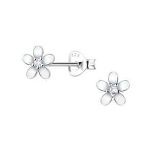 Silver Flower Stud Earrings - 22662 Silver Flower Stud Earrings - 22662