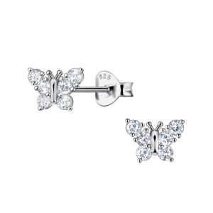 Silver Butterfly Stud Earrings24202
